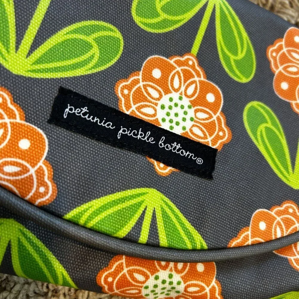 NWT Petunia Pickle Bottom Change It Up Diaper Bag Clutch in Santiago Sunset